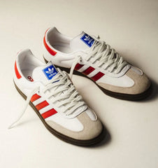 Zapatillas Adidas Samba Blanco Rojo