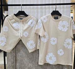 Conjunto Denim Tears crema