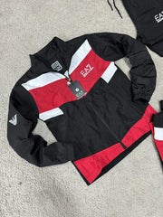 Chandal EMPORIO ARMANI negro y rojo