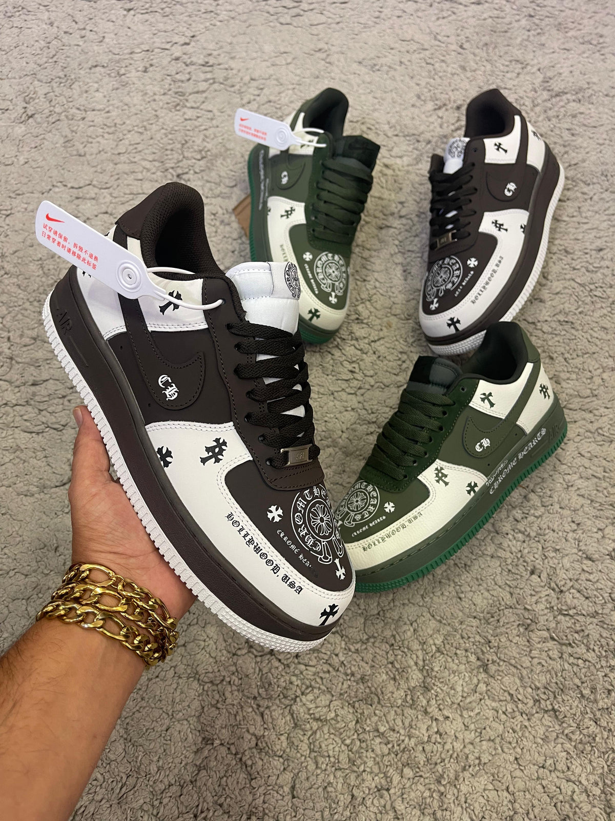 Air Force 1 Chrome Hearts Negro