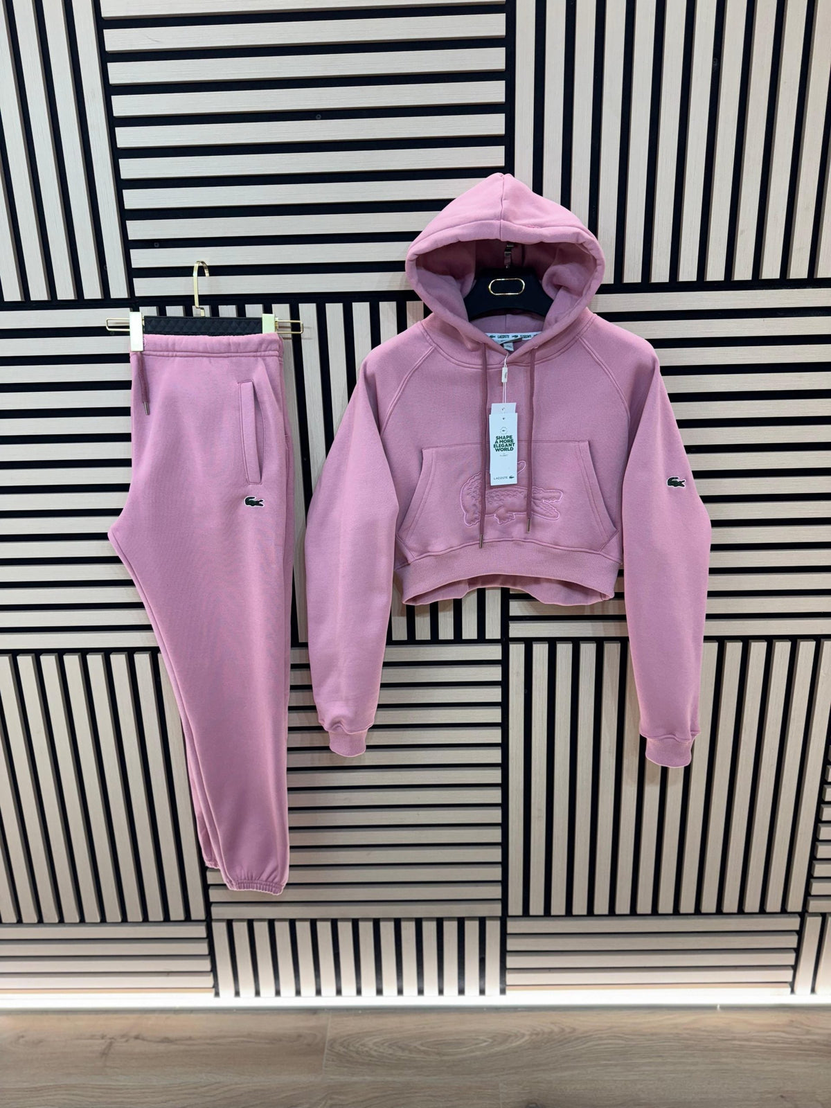 Chandal Lacoste mujer rosa
