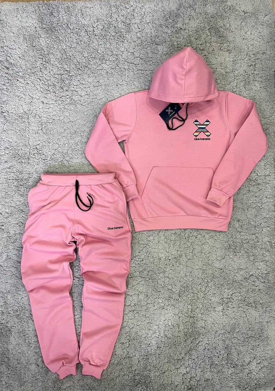 Chandal Blue Banana Rosa
